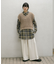 カットオフルーズチェックシャツ