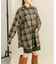 カットオフルーズチェックシャツ