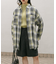 カットオフルーズチェックシャツ