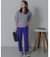 TRカラーストレートパンツ