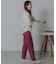 TRカラーストレートパンツ