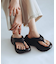 『WEB限定』トングクッションサンダル