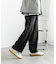 『イージーケア』ダブルタックワイドパンツ
