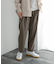 『イージーケア』ダブルタックテーパードパンツ