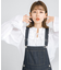 ミニフリル2wayチュニックブラウス
