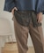 ヘリンボンテーパードパンツ