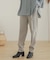 ヘリンボンテーパードパンツ