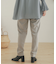ヘリンボンテーパードパンツ