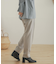 ヘリンボンテーパードパンツ