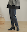 ヘリンボンテーパードパンツ