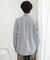 『ユニセックス』ストライプレギュラーカラーネクタイシャツ