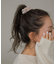 パール付きシュシュ
