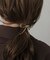 メタルノットリボンヘアカフセット