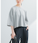 ショート丈ハーフスリーブカットソー