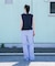 new basic　ドライツイストノースリーブカットソー