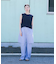 new basic　ドライツイストノースリーブカットソー