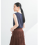 new basic　ドライツイストノースリーブカットソー