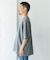 鹿の子 ダブルフェイス ショートスリーブ Tシャツ