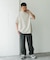 鹿の子 ダブルフェイス ショートスリーブ Tシャツ