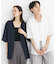 『ユニセックス』シアーヨウリュウオープンカラーシャツ