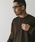 『XLサイズ／WEB限定』『UR TECH』裏起毛ワッフルロングスリーブTシャツ