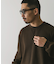 『XLサイズ／WEB限定』『UR TECH』裏起毛ワッフルロングスリーブTシャツ