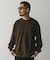 『XLサイズ／WEB限定』『UR TECH』裏起毛ワッフルロングスリーブTシャツ