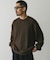 『XLサイズ／WEB限定』『UR TECH』裏起毛ワッフルロングスリーブTシャツ