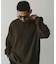 『XLサイズ／WEB限定』『UR TECH』裏起毛ワッフルロングスリーブTシャツ