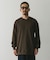 『XLサイズ／WEB限定』『UR TECH』裏起毛ワッフルロングスリーブTシャツ