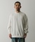 『XLサイズ／WEB限定』『UR TECH』裏起毛ワッフルロングスリーブTシャツ