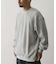 『XLサイズ／WEB限定』『UR TECH』裏起毛ワッフルロングスリーブTシャツ