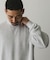 『XLサイズ／WEB限定』『UR TECH』裏起毛ワッフルロングスリーブTシャツ