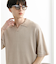 『ユニセックス』『洗濯可』ミックススキッパーニット