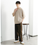 『ユニセックス』『洗濯可』ミックススキッパーニット