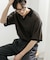 『ユニセックス』『洗濯可』ミックススキッパーニット