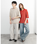 『ユニセックス』『洗濯可』ミックススキッパーニット