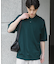 『洗濯可』ストレッチニットポロショートスリーブTシャツ