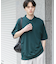 『洗濯可』ストレッチニットポロショートスリーブTシャツ