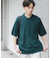 『洗濯可』ストレッチニットポロショートスリーブTシャツ
