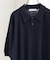 『洗濯可』ストレッチニットポロショートスリーブTシャツ