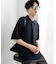 『洗濯可』ストレッチニットポロショートスリーブTシャツ