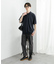 『洗濯可』ストレッチニットポロショートスリーブTシャツ