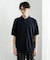 『洗濯可』ストレッチニットポロショートスリーブTシャツ