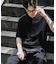 『洗濯可』ストレッチニットポロショートスリーブTシャツ