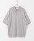 『洗濯可』ストレッチニットポロショートスリーブTシャツ