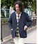 『UR TECH』起毛ノーカラー2Bジャケット