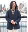 『UR TECH』起毛ノーカラー2Bジャケット