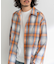 リラックスフィットチェックレギュラーシャツ