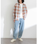 リラックスフィットチェックレギュラーシャツ